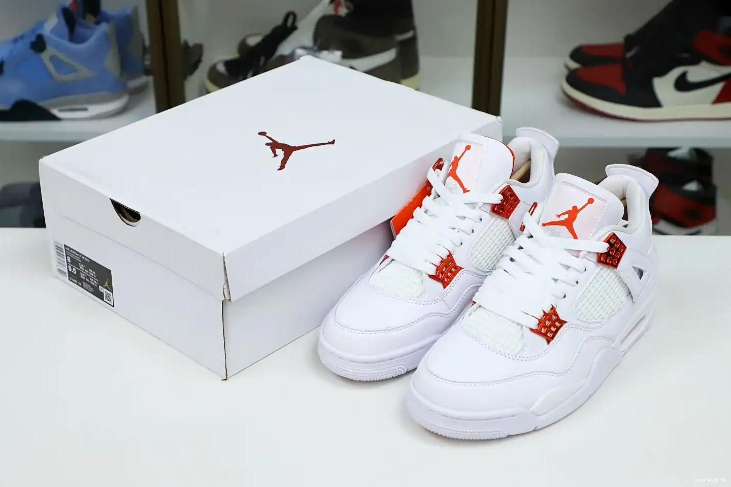 Jordan metallic 4 Air Kimikick Jordan retro“orange 0604